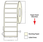 TM-C3500 4" x 1" (1A) High Gloss Paper Label 1070/Roll 811017 - POS OF AMERICA