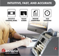 Cassida 8800R Mixed Denomination Bill Reader - POS OF AMERICA