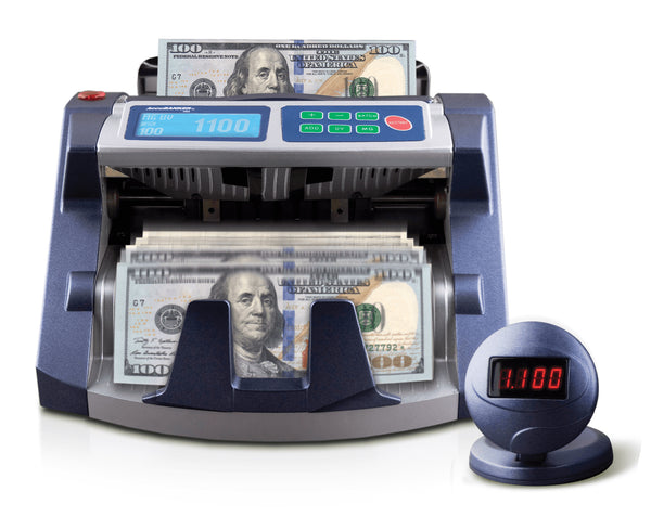 AccuBanker AB1100PLUSUV Commercial Digital Bill Counter + UV Detection - POS OF AMERICA