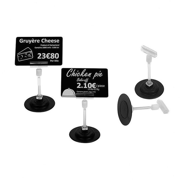 Edikio EVOLIS, MAGNETIC SPIKE TICKET STANDS, 80MM HIGH, 1 SET OF 25 - POS OF AMERICA