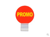 EDIKIO EVOLIS, PROMO BADGE AND CRYSTAL CLIP FOR FIXING, 1 SET OF 25 - POS OF AMERICA