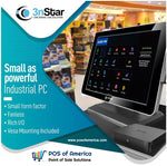 Aldelo 3nStar POS Bundle i3 8GB 240GB SSD Touchmonitor + MiniPC Windows 10 - POS OF AMERICA