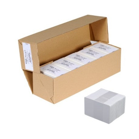 C4001 EVOLIS, PVC BLANK WHITE CARDS, 30 MIL, 5 PACKS OF 100 CARDS FOR EDIKIO ACCESS, FLEX AND DUPLEX PRINTERS C4001 - POS OF AMERICA