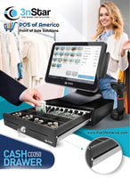 3nStar Cash Drawer Size: 410mm x 420mm – CD350 - POS OF AMERICA