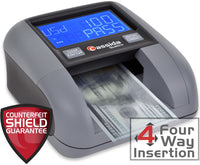 Cassida Quattro 4-Way Orientation Automatic Counterfeit Detector with Rechargeable Battery - POS OF AMERICA