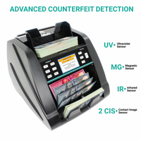 Kolibri DOMINO™ Business-Grade Bill Counter, Sorter and Reader with Counterfeit Detection - POS OF AMERICA