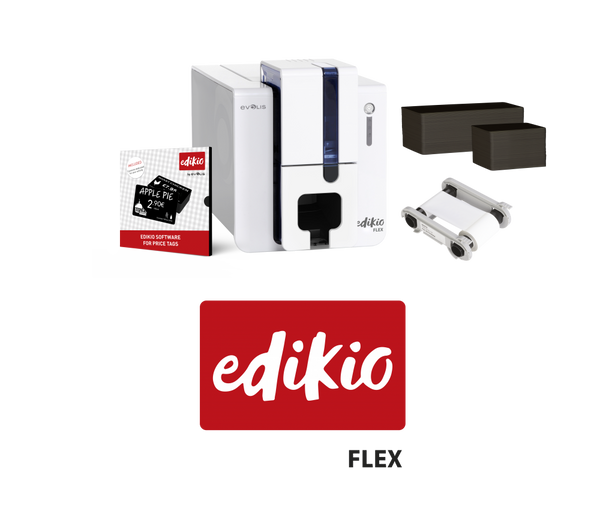 Edikio Guest Flex Complete Bundle with Printer, Software, Ribbon and Cards - POS OF AMERICA