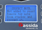 Cassida Advantec75 Basic Heavy-Duty Currency Counter - POS OF AMERICA