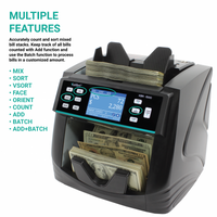 Kolibri KBR-1500 Bank-Grade Bill Counter, Sorter and Reader with Counterfeit Detection - POS OF AMERICA