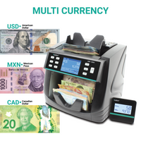 Kolibri KBR-1500 Bank-Grade Bill Counter, Sorter and Reader with Counterfeit Detection - POS OF AMERICA