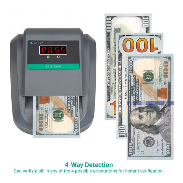 Kolibri KCD-1000 COUNTERFEIT MONEY SCANNER– POS OF AMERICA