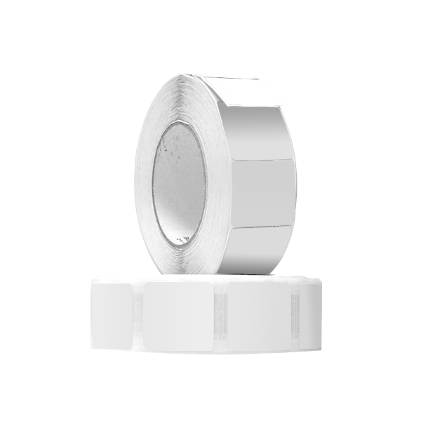 3nStar RF White Label 40*40mm (Box of 20 Rolls of 1000 Labels) (LAB001) - POS OF AMERICA