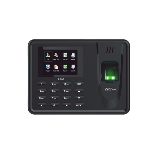 Fingerprint Reader with Keypad for Assistance Control, 500 Users, Generates Excel Reports LX-40Z ZKTECO - POS OF AMERICA