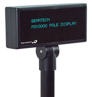 LOGIC CONTROLS PDX3000 POS Customer Pole Display USB Black  REPLACES LDX1000 - POS OF AMERICA