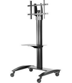 SmartMount® Full Featured Flat Panel TV Cart for 32" to 75" TVs - POS OF AMERICA