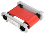 RCT013NAA EVOLIS, EDIKIO, CONSUMABLES, RED MONOCHROME RIBBON, ELYPSO/PRIMACY/ZENIUS COMPATIBLE, 1000 PRINTS PER ROLL - POS OF AMERICA