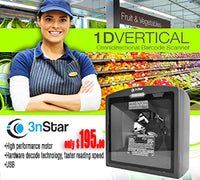 3nStar 1D Vertical Omni-directional Scanner (SC250) - POS OF AMERICA