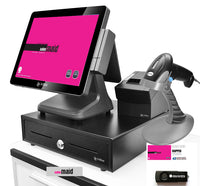 Maid Salon 3nStar Touch Screen Computer All-in-One Printer Cash Drawer Scanner - POS OF AMERICA