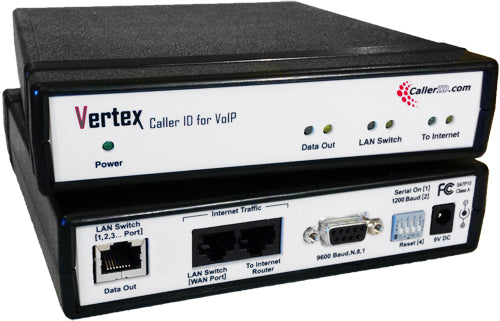 Vertex Caller ID for VoIP. Voice over Internet Protocol 2 Lines - POS OF AMERICA