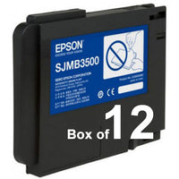 BOX OF 12 Genuine Epson C33S020580 SJMB3500 Maintenance Box for TM-C3500 C33S020580 - POS OF AMERICA