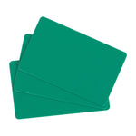 C4401 EVOLIS, PVC BLANK CARDS - GREEN - 30MIL - 1 PACK OF 100 CARDS - POS OF AMERICA