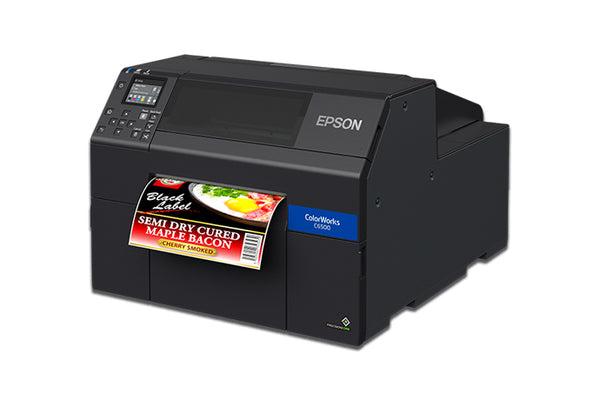 EPSON, TM-C6500A, COLORWORKS 8 INCH COLOR LABEL PRINTER WITH AUTOCUTTER, USB, ETHERNET AND SERIAL INTERFACE - POS OF AMERICA