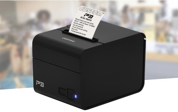 Custom P3 Thermal Receipt Printer - USB/Serial/Ethernet - POS OF AMERICA