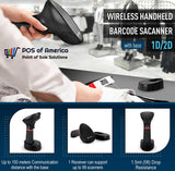 3nStar Wireless Handheld Barcode Scanner 2D with USB Base (SC440) - POS OF AMERICA