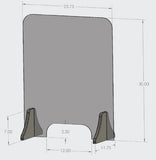 Innovative Flex-Shield 24" wide x 30" tall - POS OF AMERICA